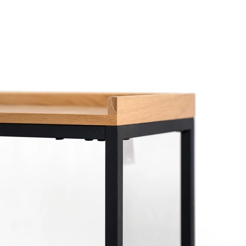 Wood Bar Table with a Built-In Wine Rack 1 Wood Bar Table with a Built-In Wine Rack 1